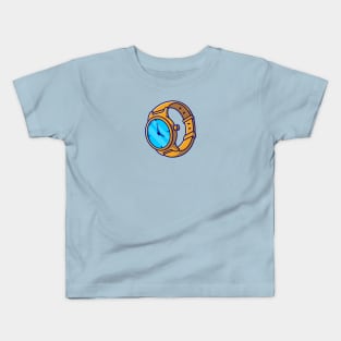 Gold watch Cartoon Kids T-Shirt